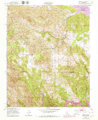 Bryson California Historical topographic map, 1:24000 scale, 7.5 X 7.5 Minute, Year 1949
