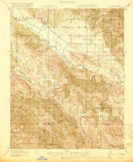 Bryson California Historical topographic map, 1:62500 scale, 15 X 15 Minute, Year 1919
