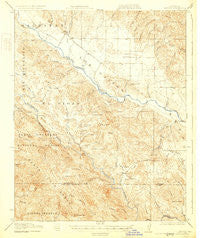Bryson California Historical topographic map, 1:62500 scale, 15 X 15 Minute, Year 1919