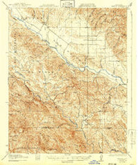 Bryson California Historical topographic map, 1:62500 scale, 15 X 15 Minute, Year 1919