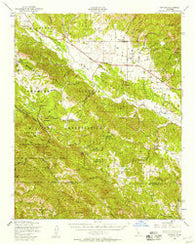 Bryson California Historical topographic map, 1:62500 scale, 15 X 15 Minute, Year 1948