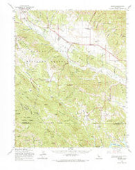 Bryson California Historical topographic map, 1:62500 scale, 15 X 15 Minute, Year 1961