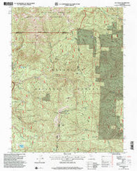 Buck Rock California Historical topographic map, 1:24000 scale, 7.5 X 7.5 Minute, Year 1995