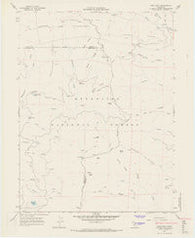 Buck Rock California Historical topographic map, 1:24000 scale, 7.5 X 7.5 Minute, Year 1967