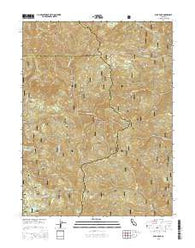 Buck Rock California Current topographic map, 1:24000 scale, 7.5 X 7.5 Minute, Year 2015