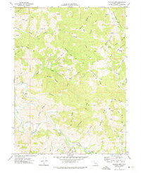 Buckeye Mtn California Historical topographic map, 1:24000 scale, 7.5 X 7.5 Minute, Year 1970