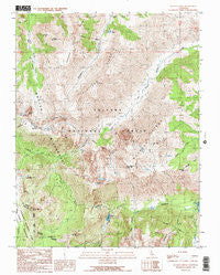 Buckeye Ridge California Historical topographic map, 1:24000 scale, 7.5 X 7.5 Minute, Year 1990