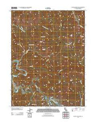 Buckeye Mountain California Historical topographic map, 1:24000 scale, 7.5 X 7.5 Minute, Year 2012