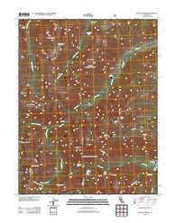 Buckeye Ridge California Historical topographic map, 1:24000 scale, 7.5 X 7.5 Minute, Year 2012