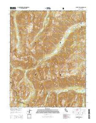 Buckeye Ridge California Current topographic map, 1:24000 scale, 7.5 X 7.5 Minute, Year 2015