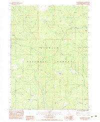 Buckhorn Bally California Historical topographic map, 1:24000 scale, 7.5 X 7.5 Minute, Year 1983