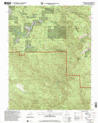 Buckhorn Peak California Historical topographic map, 1:24000 scale, 7.5 X 7.5 Minute, Year 2001