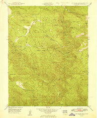 Buckhorn Peak California Historical topographic map, 1:24000 scale, 7.5 X 7.5 Minute, Year 1948