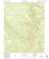 Buckhorn Peak California Historical topographic map, 1:24000 scale, 7.5 X 7.5 Minute, Year 1947