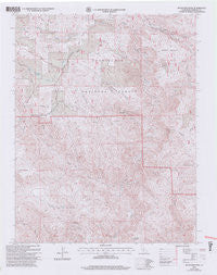 Buckhorn Peak California Historical topographic map, 1:24000 scale, 7.5 X 7.5 Minute, Year 2001