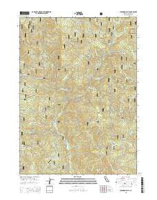 Buckhorn Bally California Current topographic map, 1:24000 scale, 7.5 X 7.5 Minute, Year 2015