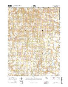 Buckhorn Lake California Current topographic map, 1:24000 scale, 7.5 X 7.5 Minute, Year 2015