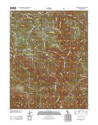 Buckhorn Peak California Historical topographic map, 1:24000 scale, 7.5 X 7.5 Minute, Year 2012