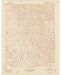Buckingham Mtn California Historical topographic map, 1:24000 scale, 7.5 X 7.5 Minute, Year 1949