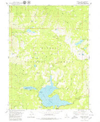 Bucks Lake California Historical topographic map, 1:24000 scale, 7.5 X 7.5 Minute, Year 1979