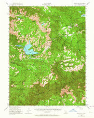 Bucks Lake California Historical topographic map, 1:62500 scale, 15 X 15 Minute, Year 1950