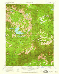 Bucks Lake California Historical topographic map, 1:62500 scale, 15 X 15 Minute, Year 1950