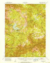 Bucks Lake California Historical topographic map, 1:62500 scale, 15 X 15 Minute, Year 1950