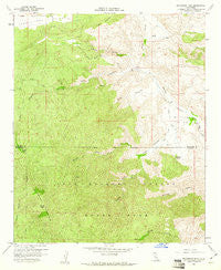 Bucksnort Mtn California Historical topographic map, 1:24000 scale, 7.5 X 7.5 Minute, Year 1960
