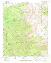 Bucksnort Mtn California Historical topographic map, 1:24000 scale, 7.5 X 7.5 Minute, Year 1960