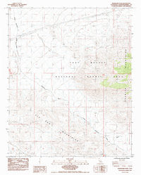 Budweiser Wash California Historical topographic map, 1:24000 scale, 7.5 X 7.5 Minute, Year 1984