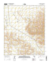 Budweiser Wash California Current topographic map, 1:24000 scale, 7.5 X 7.5 Minute, Year 2015