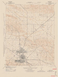 Buena Vista Hills California Historical topographic map, 1:31680 scale, 7.5 X 7.5 Minute, Year 1944