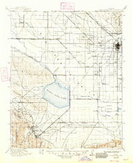 Buena Vista Lake California Historical topographic map, 1:125000 scale, 30 X 30 Minute, Year 1912