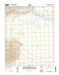 Buena Vista Lake Bed California Current topographic map, 1:24000 scale, 7.5 X 7.5 Minute, Year 2015