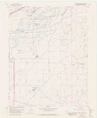 Buffalo Creek California Historical topographic map, 1:24000 scale, 7.5 X 7.5 Minute, Year 1967