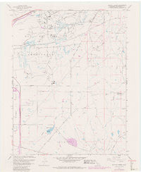 Buffalo Creek California Historical topographic map, 1:24000 scale, 7.5 X 7.5 Minute, Year 1967