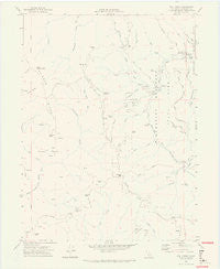 Bull Creek California Historical topographic map, 1:24000 scale, 7.5 X 7.5 Minute, Year 1969