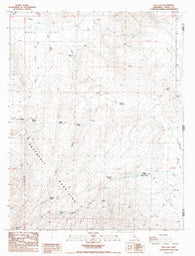 Bull Flat California Historical topographic map, 1:24000 scale, 7.5 X 7.5 Minute, Year 1988