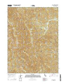 Bull Creek California Current topographic map, 1:24000 scale, 7.5 X 7.5 Minute, Year 2015