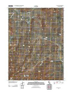 Bull Flat California Historical topographic map, 1:24000 scale, 7.5 X 7.5 Minute, Year 2012