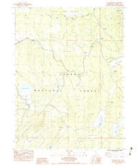 Bullard Lake California Historical topographic map, 1:24000 scale, 7.5 X 7.5 Minute, Year 1983