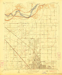Bullard California Historical topographic map, 1:31680 scale, 7.5 X 7.5 Minute, Year 1923