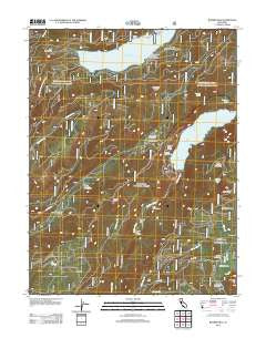 Bunker Hill California Historical topographic map, 1:24000 scale, 7.5 X 7.5 Minute, Year 2012