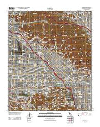 Burbank California Historical topographic map, 1:24000 scale, 7.5 X 7.5 Minute, Year 2012