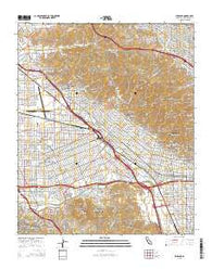 Burbank California Current topographic map, 1:24000 scale, 7.5 X 7.5 Minute, Year 2015