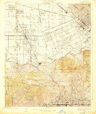 Burbank California Historical topographic map, 1:24000 scale, 7.5 X 7.5 Minute, Year 1926