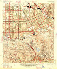 Burbank California Historical topographic map, 1:24000 scale, 7.5 X 7.5 Minute, Year 1948