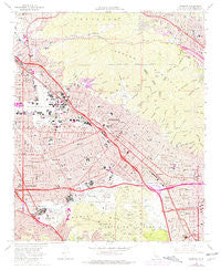 Burbank California Historical topographic map, 1:24000 scale, 7.5 X 7.5 Minute, Year 1966