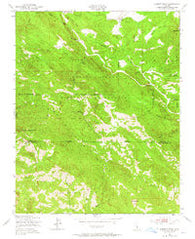 Burnett Peak California Historical topographic map, 1:24000 scale, 7.5 X 7.5 Minute, Year 1949