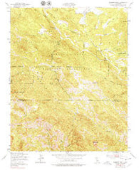 Burnett Peak California Historical topographic map, 1:24000 scale, 7.5 X 7.5 Minute, Year 1949